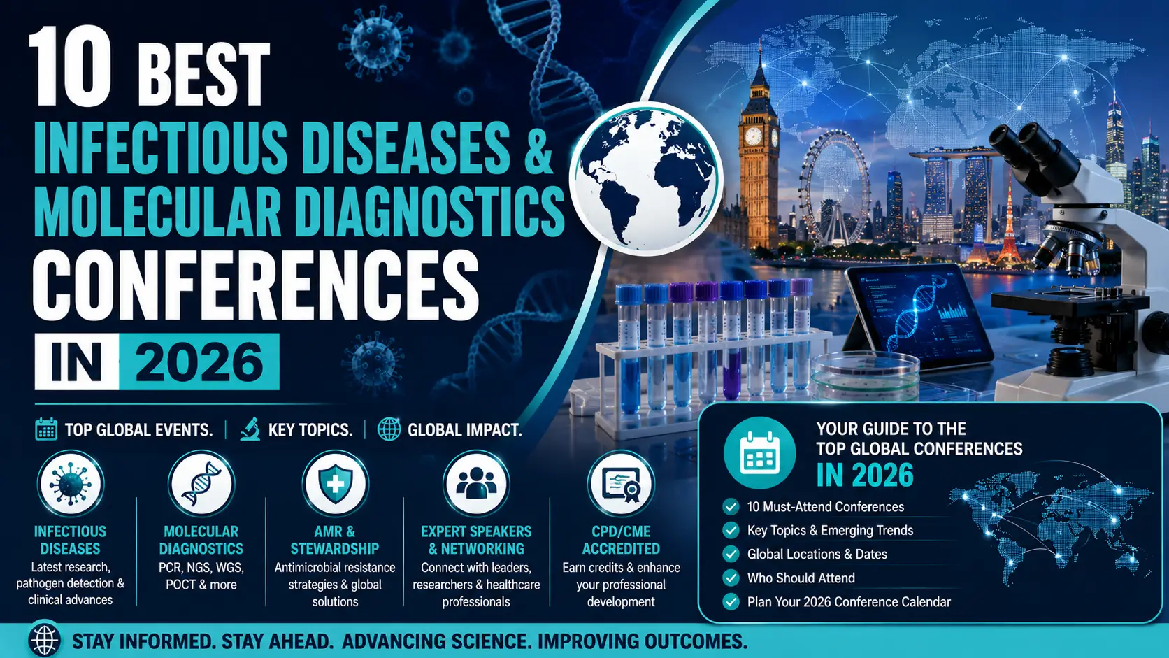 10 Best Infectious Diseases & Molecular Diagnostics Conferences in 2026