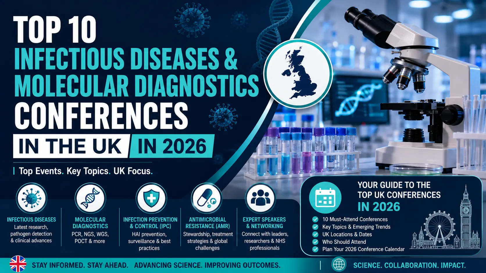 Top Infectious Diseases & Molecular Diagnostics Conferences In The UK In 2026